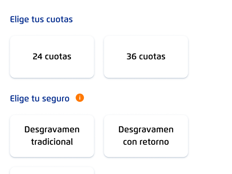 Imagen de la hipótesis que muestra el simulador de un crédito