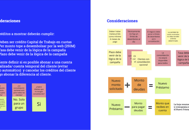 Consideraciones de la consolidación